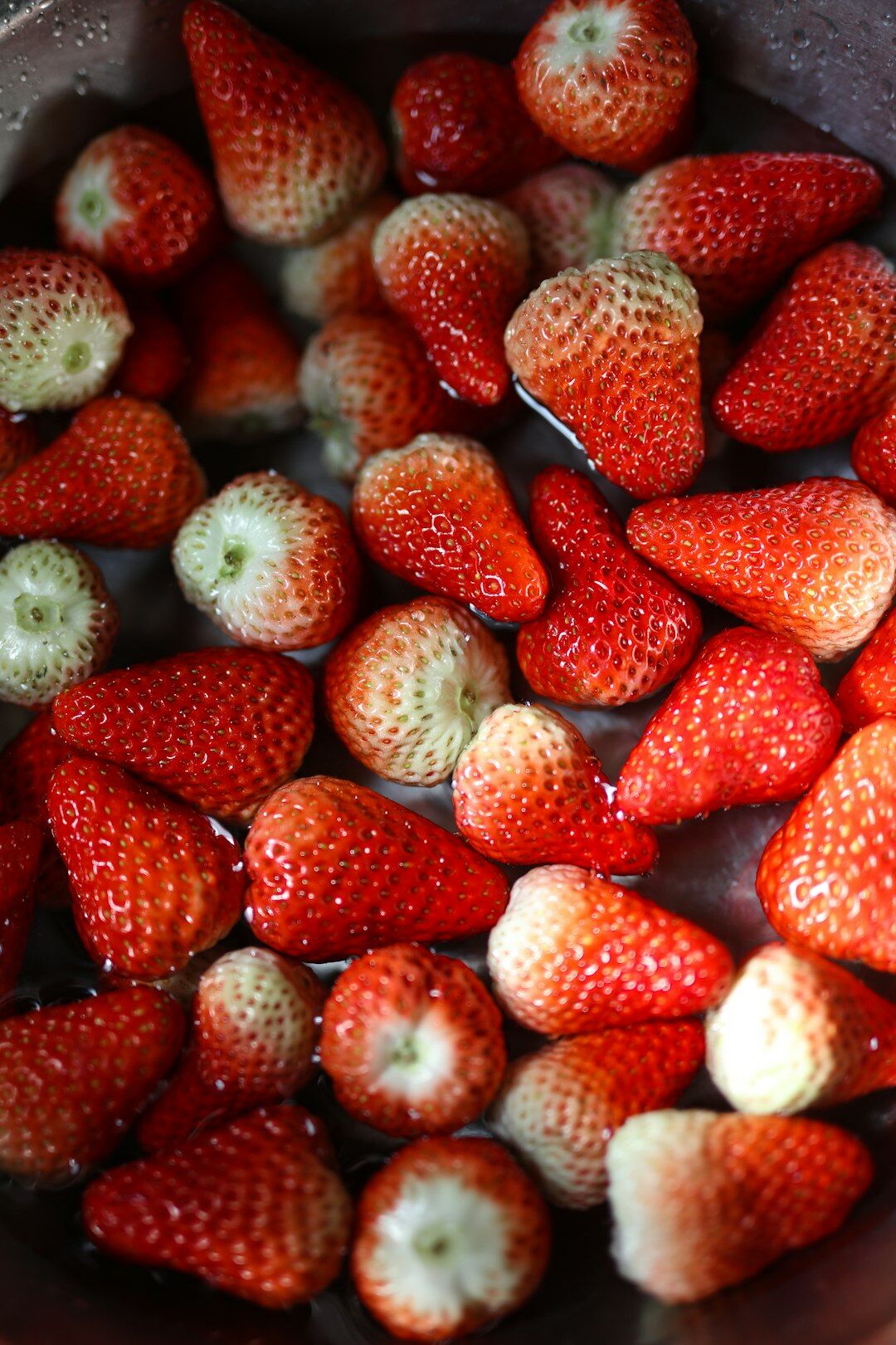 homemade strawberry jam jars