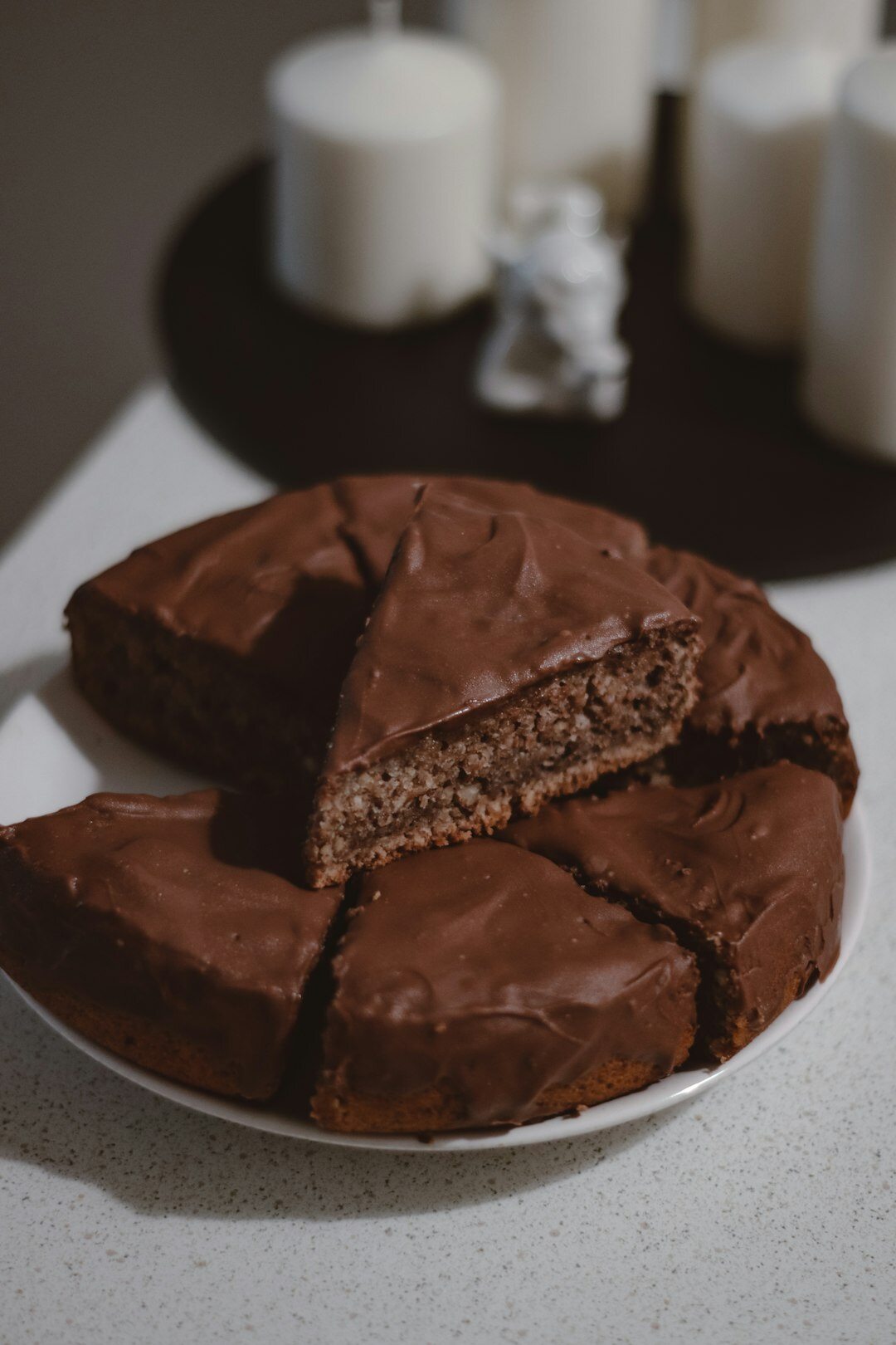 homemade chocolate cake